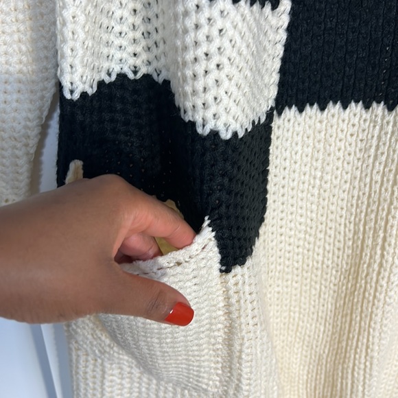 SIMPLEE stripe sweater duster - Picture 8 of 9